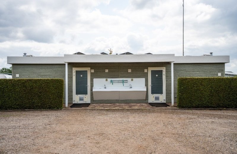 Toiletgebouw camping veluwe